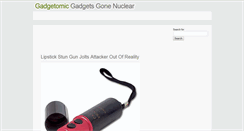 Desktop Screenshot of gadgetomic.com