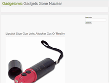 Tablet Screenshot of gadgetomic.com